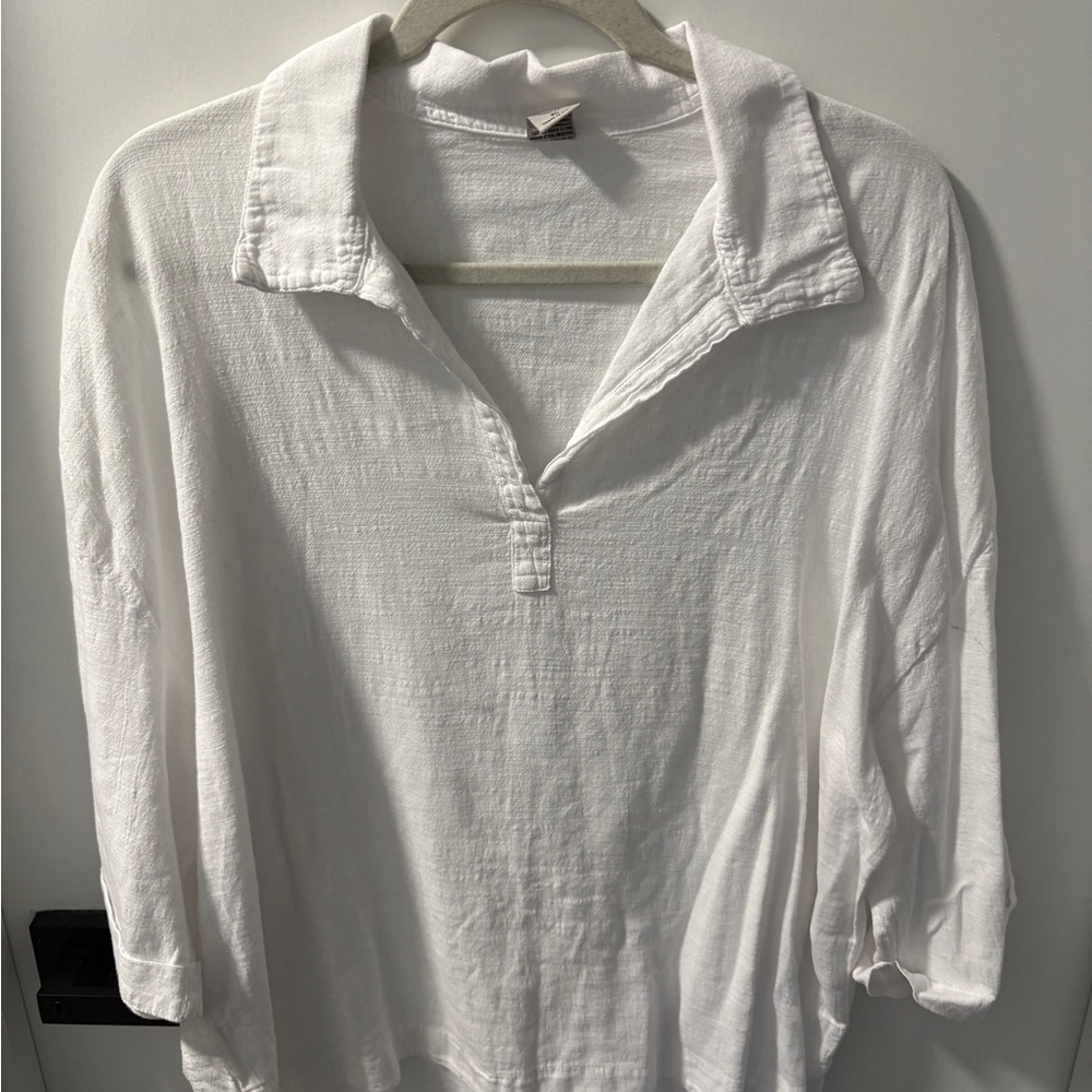 Casual White Women's Top